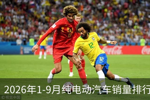 2026年1-9月纯电动汽车销量排行榜